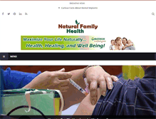 Tablet Screenshot of naturalfamilyhealth.net